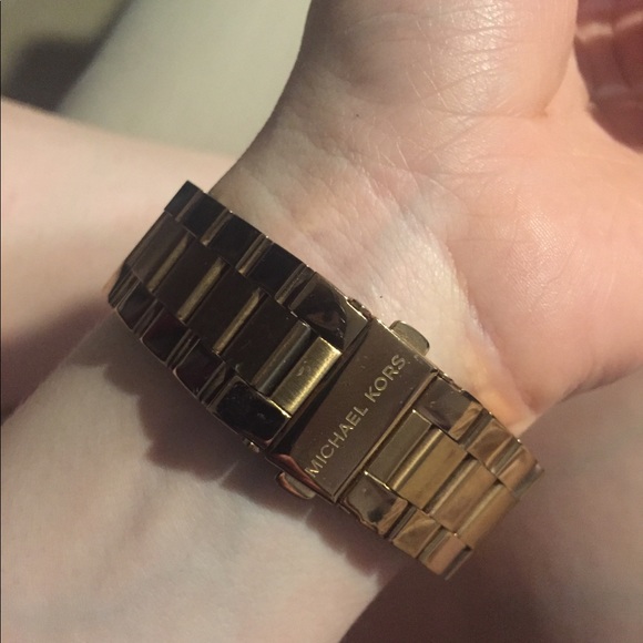 Michael Kors Stainless Steel Gold Color Watch - Picture 5 of 5